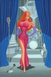 Roger Rabbit Artwork Roger Rabbit Artwork Diva in a Red Dress